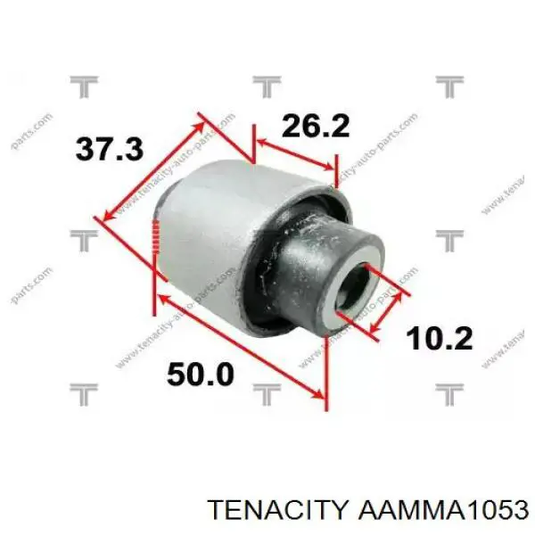 AAMMA1053 Tenacity Полиуретановый сайлентблок заднего верхнего рычага