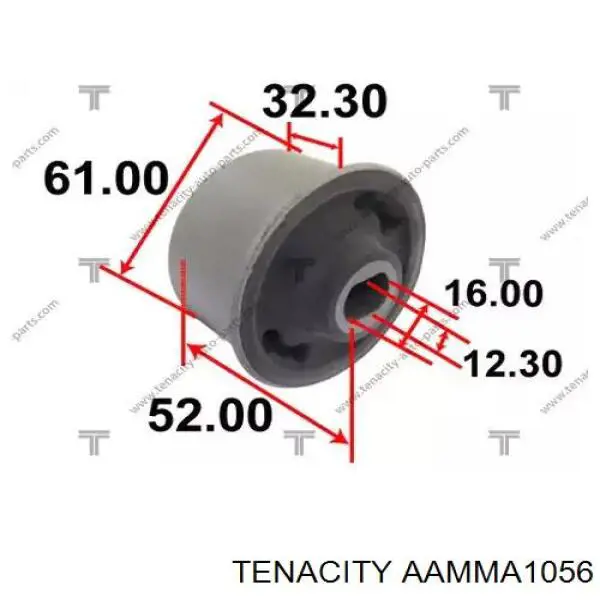 Сайлентблок переднего нижнего рычага AAMMA1056 Tenacity