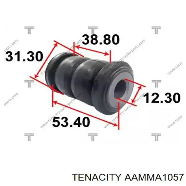 Сайлентблок переднего нижнего рычага AAMMA1057 Tenacity