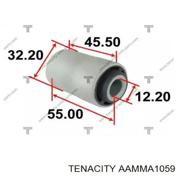 AAMMA1059 Tenacity сайлентблок заднего нижнего рычага