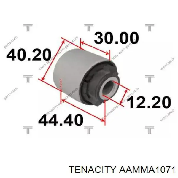 AAMMA1071 Tenacity bloco silencioso do braço oscilante superior traseiro