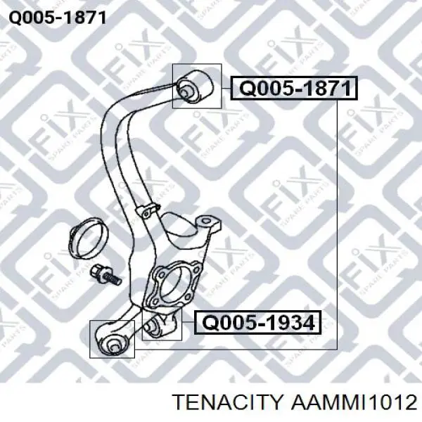 Купить AAMMI1012 Tenacity Сайлентблок заднего нижнего рычага