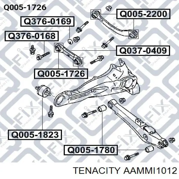 AAMMI1012 Tenacity Сайлентблок задней тяги