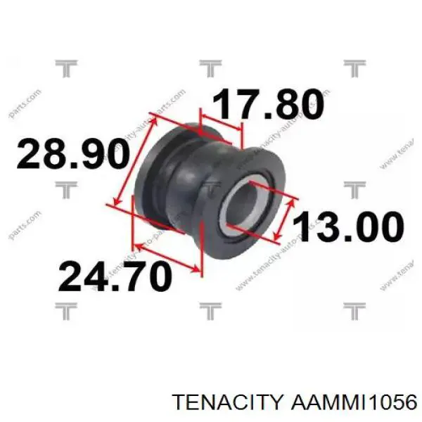 Сайлентблок крепления рулевой рейки AAMMI1056 Tenacity