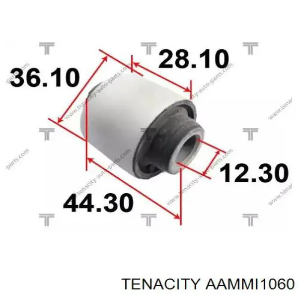 AAMMI1060 Tenacity barra transversal de suspensão traseira