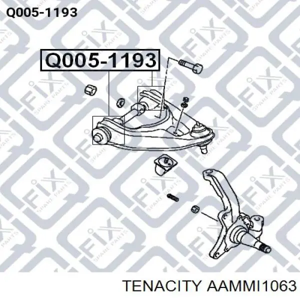 AAMMI1063 Tenacity Сайлентблок верхней передней подвески