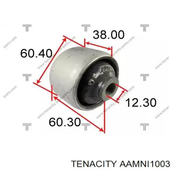 Сайлентблок задней балки (подрамника) AAMNI1003 Tenacity