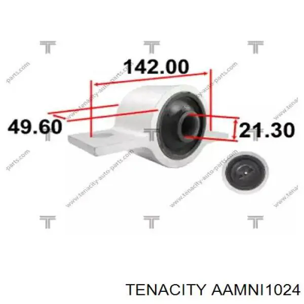 AAMNI1024 Tenacity bloco silencioso dianteiro do braço oscilante inferior