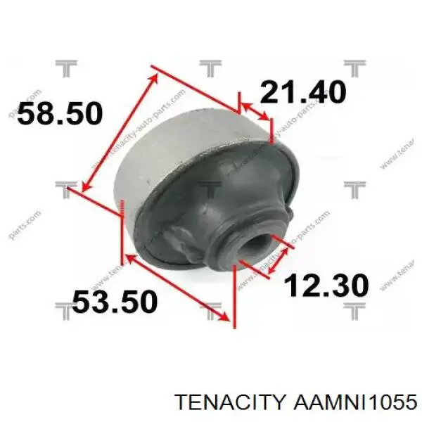 AAMNI1055 Tenacity braço oscilante inferior esquerdo de suspensão dianteira