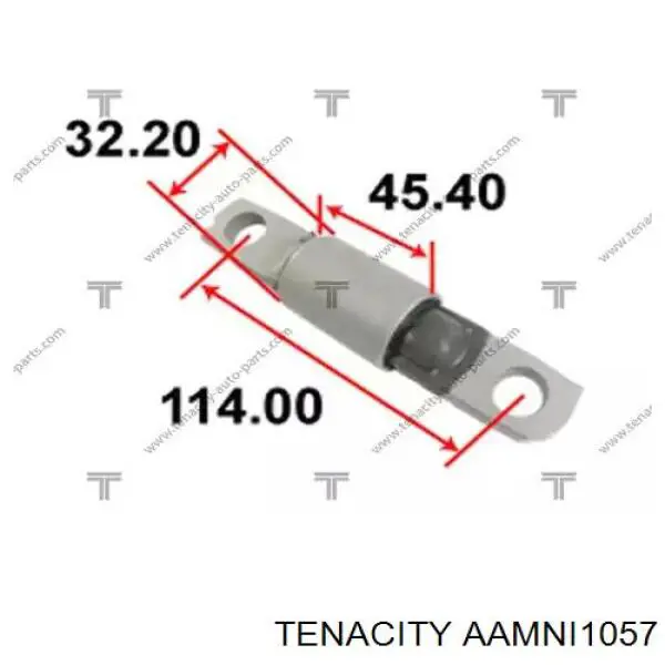 AAMNI1057 Tenacity сайлентблок переднего нижнего рычага