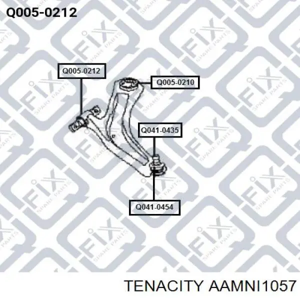 Сайлентблок переднего рычага AAMNI1057 Tenacity