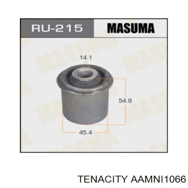 Сайлентблок переднего верхнего рычага AAMNI1066 Tenacity