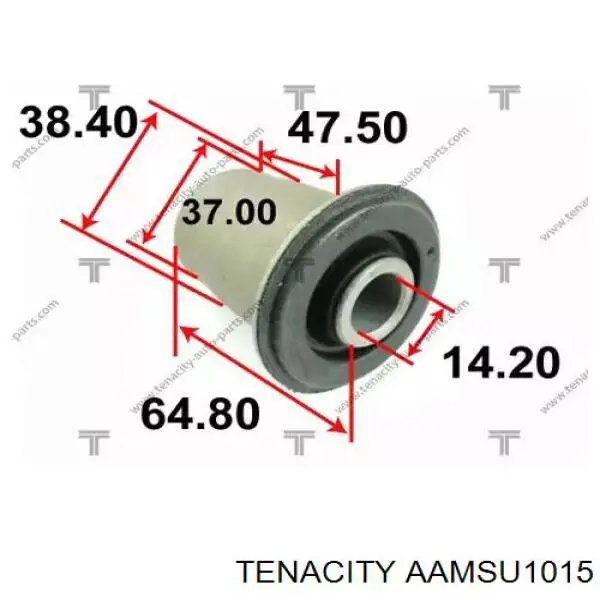 AAMSU1015 Tenacity bloco silencioso dianteiro do braço oscilante inferior