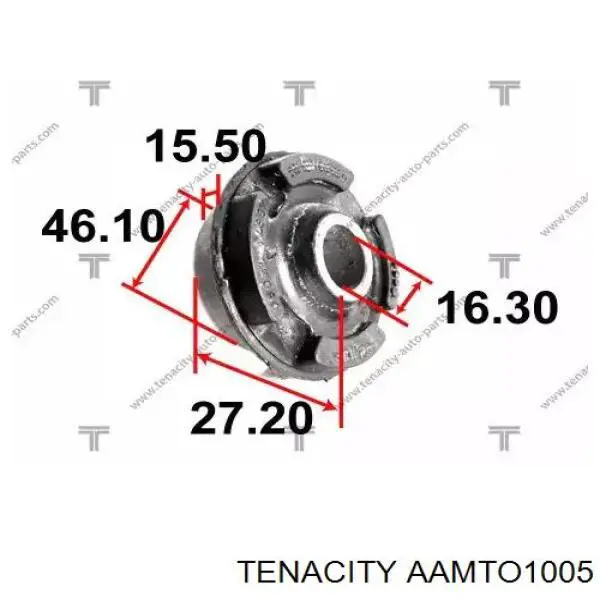 Сайлентблок переднего рычага AAMTO1005 Tenacity