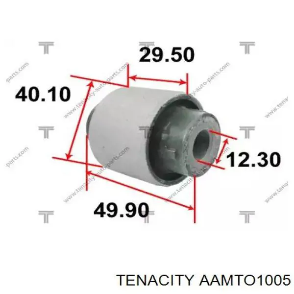 Сайлентблок передней подвески Tenacity AAMTO1005 цена, от 3.79 USD