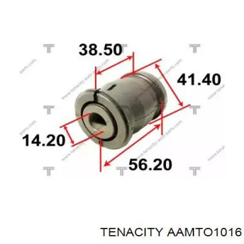 Сайлентблок переднего нижнего рычага AAMTO1016 Tenacity