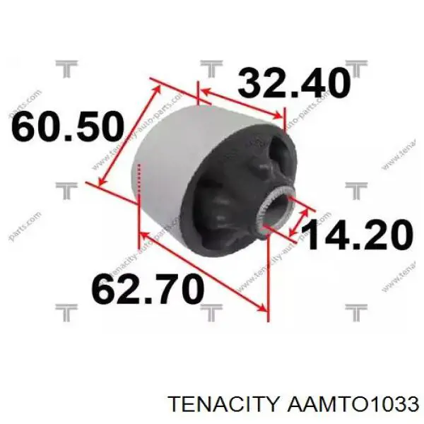 Сайлентблок переднего нижнего рычага AAMTO1033 Tenacity