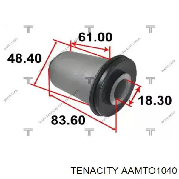 Сайлентблок переднего нижнего рычага AAMTO1040 Tenacity