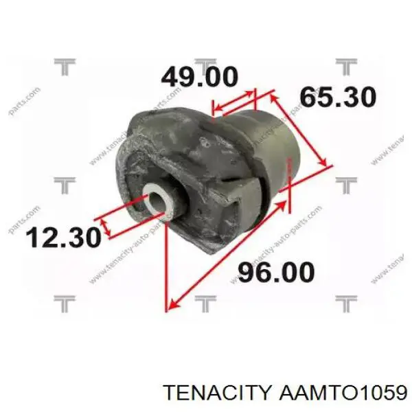 Сайлентблок задней балки (подрамника) AAMTO1059 Tenacity