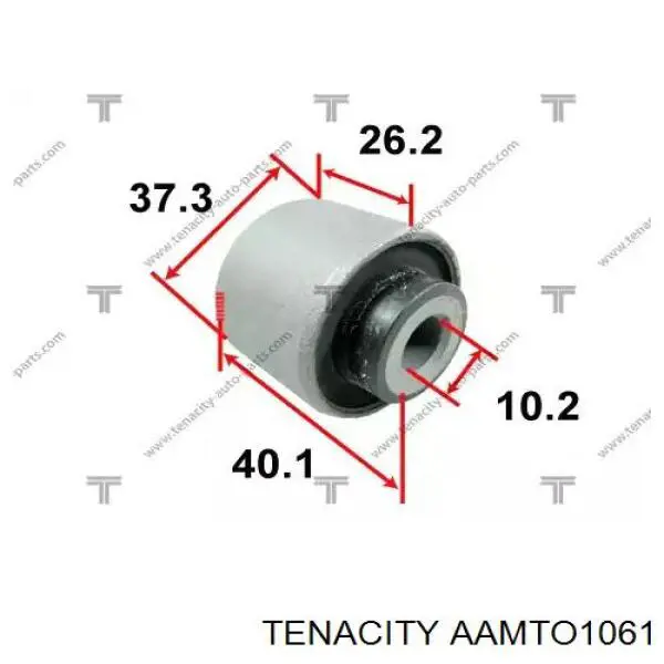 Сайлентблок тяги поперечной, задней подвески Tenacity AAMTO1061 цена, от 3.15 USD