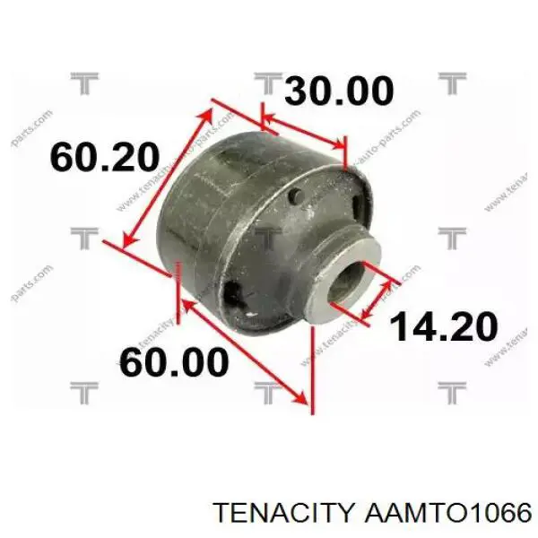 AAMTO1066 Tenacity сайлентблок переднего нижнего рычага
