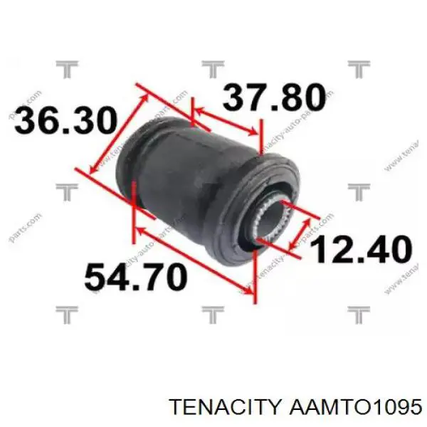 Сайлентблок тяги поперечной (задней подвески) AAMTO1095 Tenacity