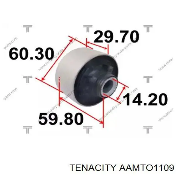 AAMTO1109 Tenacity сайлентблок переднего нижнего рычага