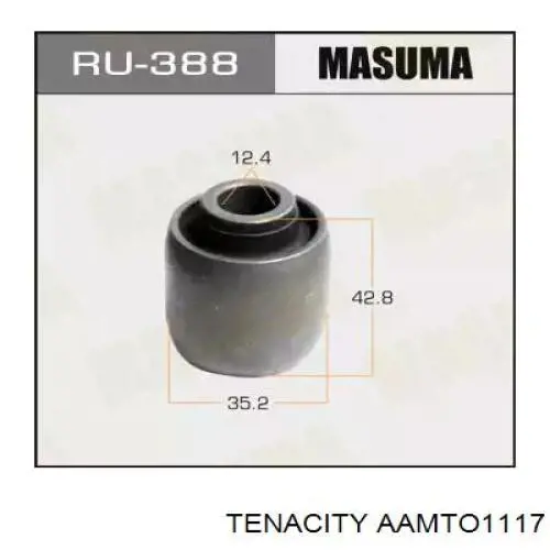 Silentblock de brazo de suspensión trasero superior AAMTO1117 Tenacity