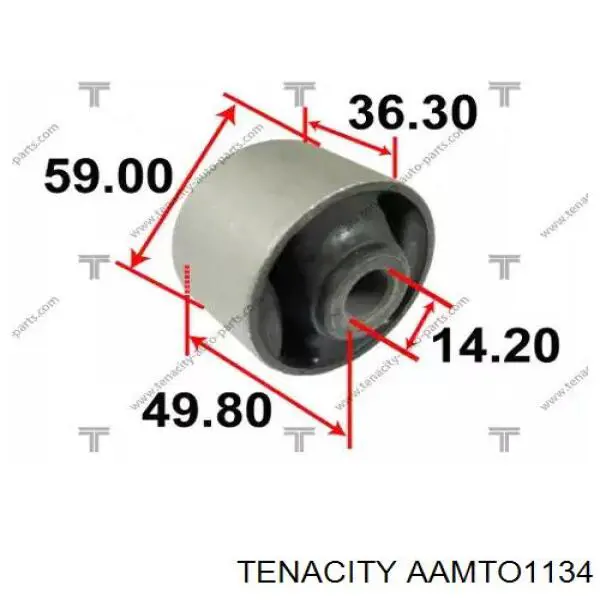 Сайлентблок заднего продольного рычага передний AAMTO1134 Tenacity