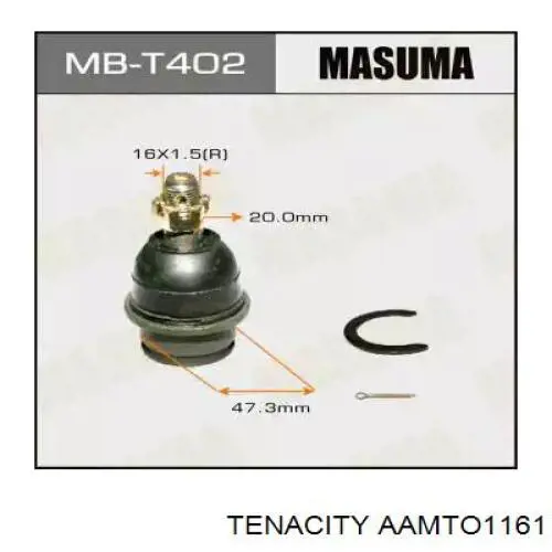 Купить AAMTO1161 Tenacity Сайлентблок нижний передней подвески