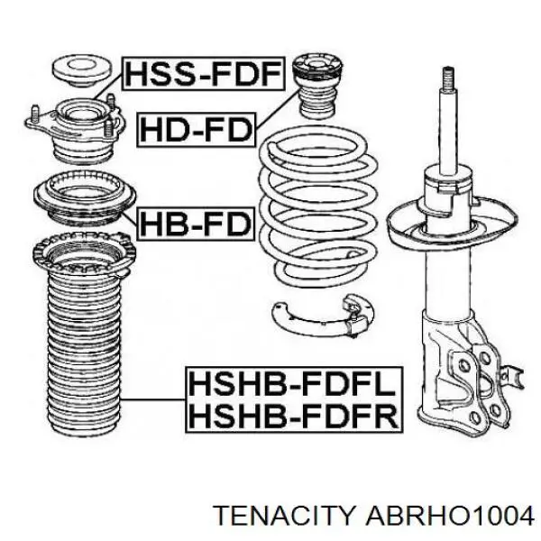 Опорный подшипник амортизатора ABRHO1004 Tenacity