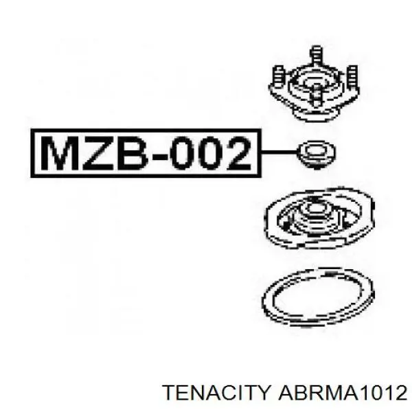 Опорный подшипник амортизатора ABRMA1012 Tenacity