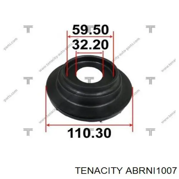 Подшипник опорный амортизатора переднего ABRNI1007 Tenacity