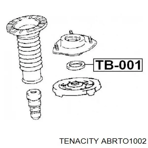 Rodamiento amortiguador delantero ABRTO1002 Tenacity