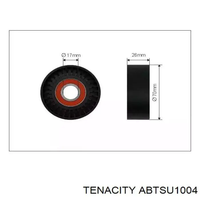 Натяжитель приводного ремня ABTSU1004 Tenacity