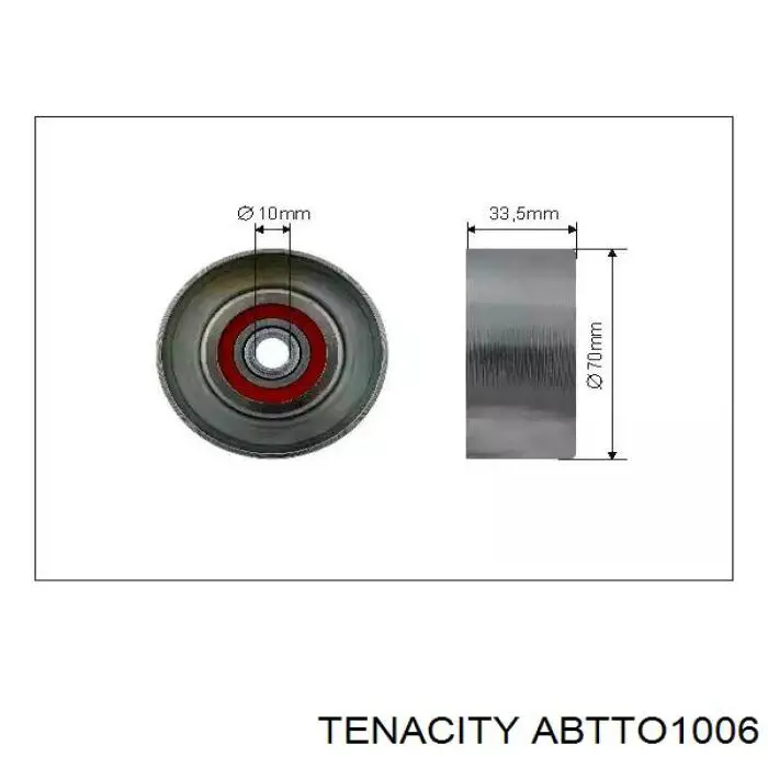 Натяжитель приводного ремня ABTTO1006 Tenacity