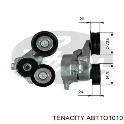 Натяжитель приводного ремня ABTTO1010 Tenacity