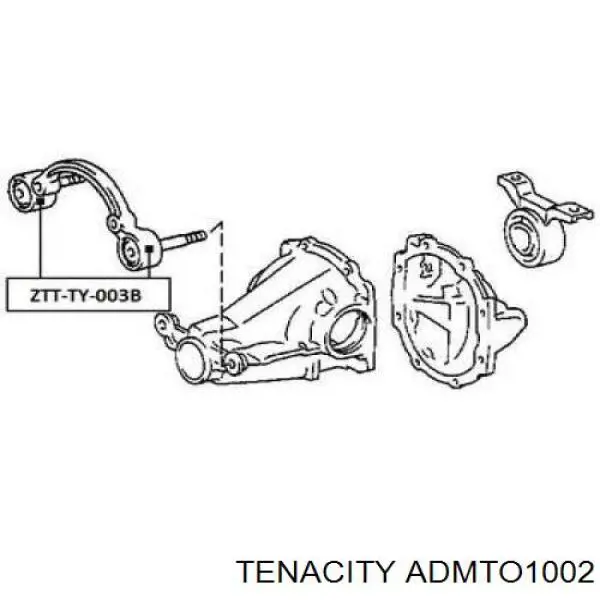 Кронштейн (траверса) заднего редуктора передняя Tenacity ADMTO1002 цена, от 25.46 USD