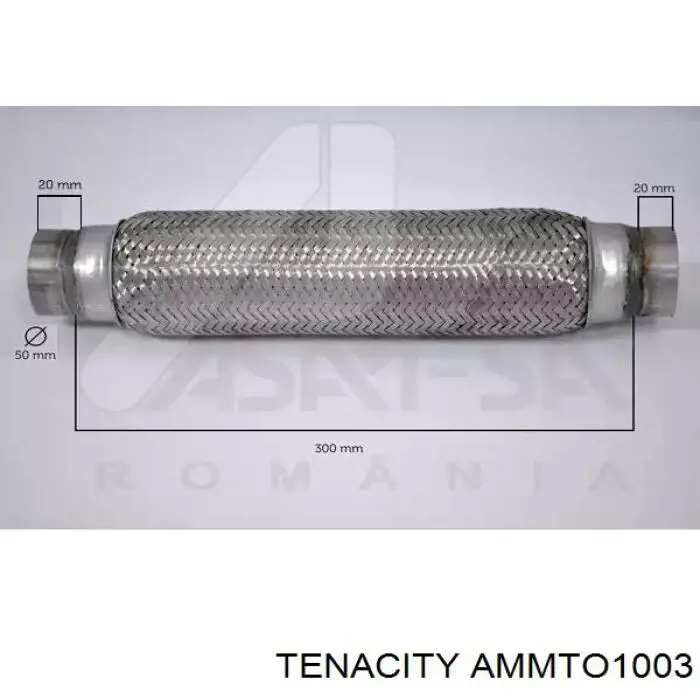 Кронштейн/хомут глушника, передній AMMTO1003 Tenacity