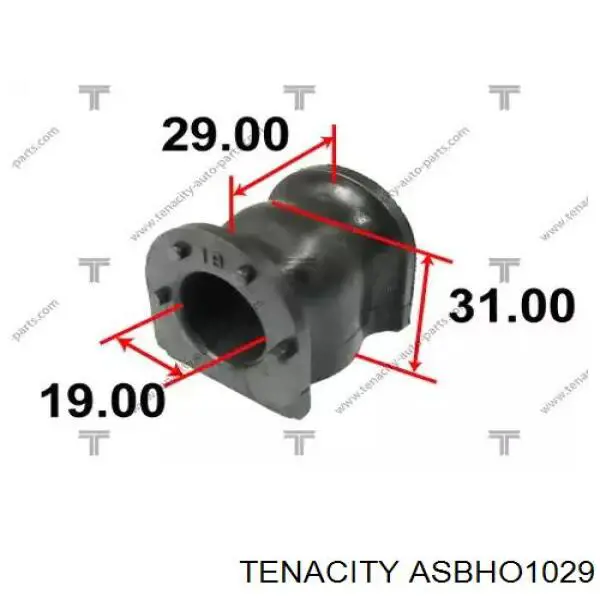 Втулка стабилизатора ASBHO1029 Tenacity