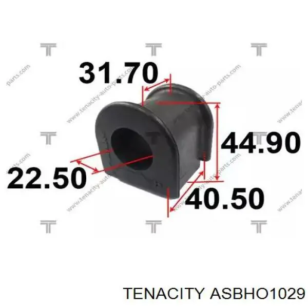 Резинка заднего стабилизатора Tenacity ASBHO1029 цена, от 1.41 USD