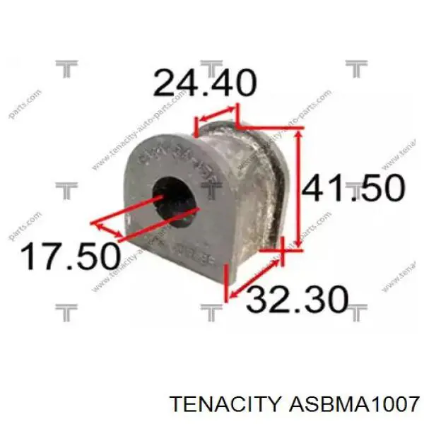 Втулка переднего стабилизатора ASBMA1007 Tenacity