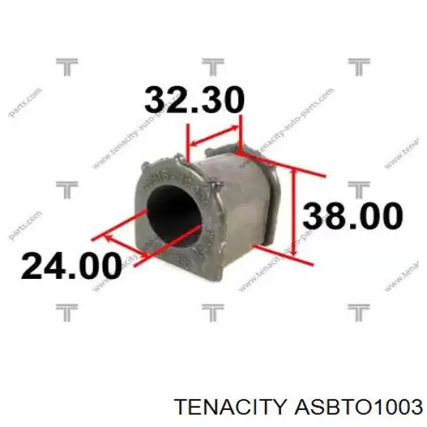 Втулка переднего стабилизатора ASBTO1003 Tenacity