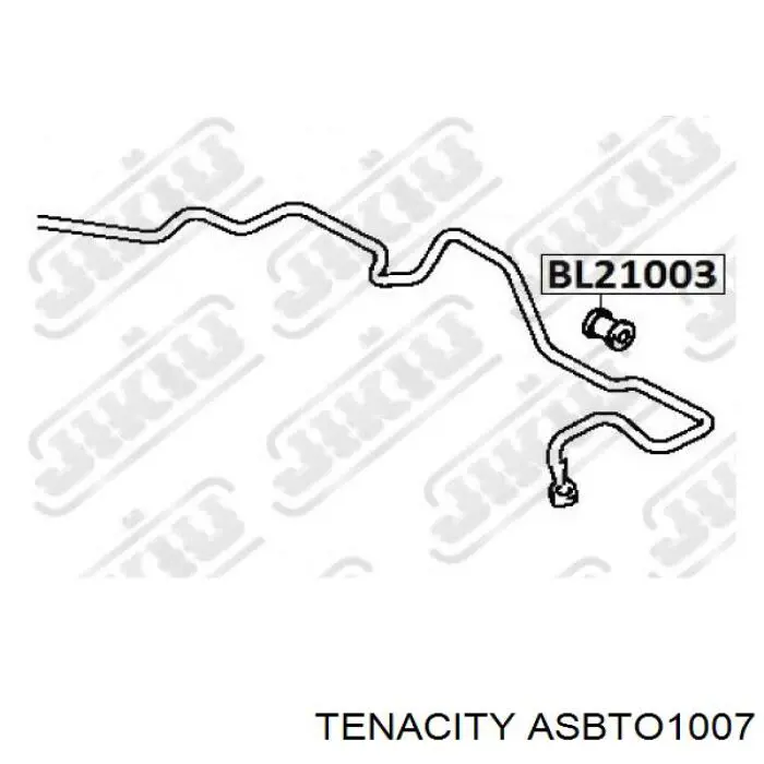 Втулка переднего стабилизатора ASBTO1007 Tenacity