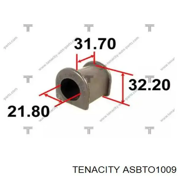 Втулка переднего стабилизатора ASBTO1009 Tenacity