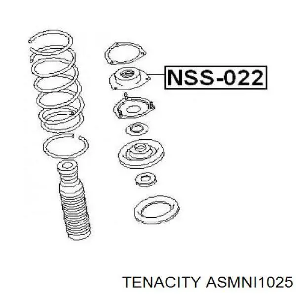 ASMNI1025 Tenacity suporte de amortecedor dianteiro