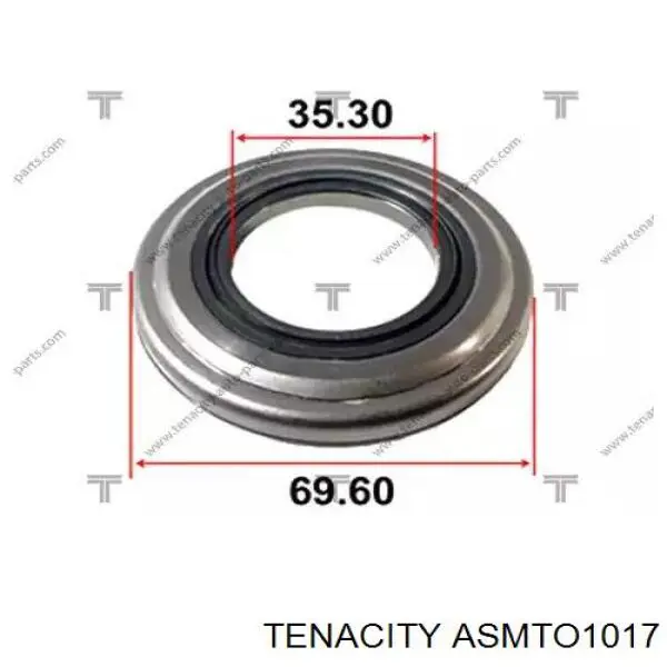 Опора стойки амортизатора переднего Tenacity ASMTO1017 цена, от 13.20 USD