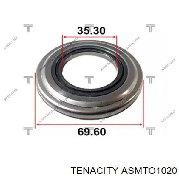 Опора амортизатора переднего левого Tenacity ASMTO1020 цена, от 16.25 USD