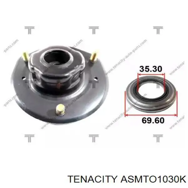 Rodamiento amortiguador delantero ASMTO1030K Tenacity