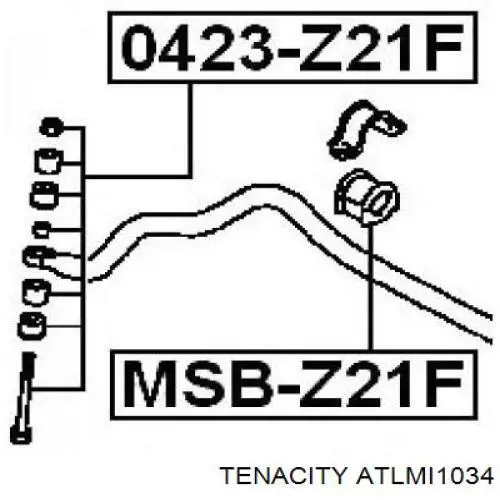 Стойка переднего стабилизатора ATLMI1034 Tenacity
